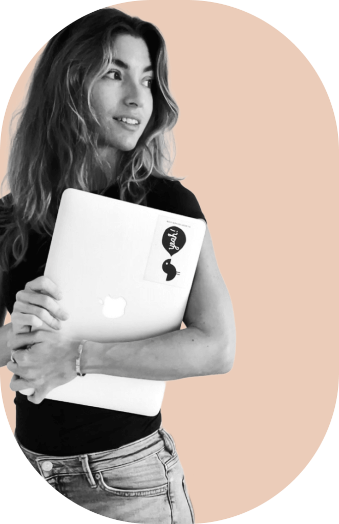 about me kuros studio with pink background